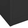 Armario de oficina de acero gris antracita 90x40x180 cm de vidaXL, Taquillas y armarios de almacenamiento - Ref: Foro24-33641...