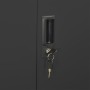 Armario de oficina de acero gris antracita 90x40x180 cm de vidaXL, Taquillas y armarios de almacenamiento - Ref: Foro24-33641...