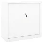 Armario con puerta corredera blanca acero 90x40x90 cm de vidaXL, Taquillas y armarios de almacenamiento - Ref: Foro24-336429,...