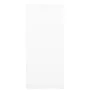 Armario con puerta corredera blanca acero 90x40x90 cm de vidaXL, Taquillas y armarios de almacenamiento - Ref: Foro24-336429,...