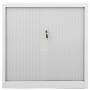 Armario con puerta corredera gris acero 90x40x90 cm de vidaXL, Taquillas y armarios de almacenamiento - Ref: Foro24-336430, P...