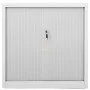 Wardrobe with sliding door steel gray 90x40x90 cm by vidaXL, Lockers and storage cabinets - Ref: Foro24-336430, Price: 245,58...