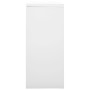 Armario con puerta corredera gris acero 90x40x90 cm de vidaXL, Taquillas y armarios de almacenamiento - Ref: Foro24-336430, P...