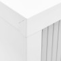 Armario con puerta corredera gris acero 90x40x90 cm de vidaXL, Taquillas y armarios de almacenamiento - Ref: Foro24-336430, P...