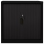 Armario de puerta corredera acero negro 90x40x90 cm de vidaXL, Taquillas y armarios de almacenamiento - Ref: Foro24-336431, P...