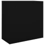 Armario de puerta corredera acero negro 90x40x90 cm de vidaXL, Taquillas y armarios de almacenamiento - Ref: Foro24-336431, P...