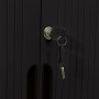 Armario de puerta corredera acero negro 90x40x90 cm de vidaXL, Taquillas y armarios de almacenamiento - Ref: Foro24-336431, P...