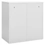 Armario taquilla de acero gris claro 90x45x92,5 cm de vidaXL, Taquillas y armarios de almacenamiento - Ref: Foro24-336432, Pr...