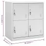 Armario taquilla de acero gris claro 90x45x92,5 cm de vidaXL, Taquillas y armarios de almacenamiento - Ref: Foro24-336432, Pr...