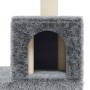 Rascador para gatos con postes de sisal gris claro 188 cm en Mobiliario para gatos | Comprar online en Foru.es