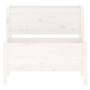 Jardinera madera maciza de pino blanco 84,5x84x75 cm de vidaXL, Maceteros y jardineras - Ref: Foro24-822258, Precio: 98,00 €,...