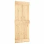 Puerta corredera con herrajes madera maciza de pino 85x210 cm de vidaXL, Puertas - Ref: Foro24-3203066, Precio: 172,46 €, Des...