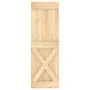 Puerta corredera con herrajes madera maciza de pino 70x210 cm de vidaXL, Puertas - Ref: Foro24-3203191, Precio: 179,93 €, Des...