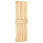 Puerta corredera con herrajes madera maciza de pino 70x210 cm de vidaXL, Puertas - Ref: Foro24-3203191, Precio: 179,93 €, Des...