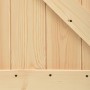 Puerta corredera con herrajes madera maciza de pino 70x210 cm de vidaXL, Puertas - Ref: Foro24-3203191, Precio: 183,51 €, Des...