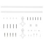 Puerta corredera con herrajes madera maciza de pino 70x210 cm de vidaXL, Puertas - Ref: Foro24-3203191, Precio: 183,51 €, Des...