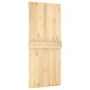 Puerta corredera con herrajes madera maciza de pino 90x210 cm by vidaXL, Doors - Ref: Foro24-3203194, Price: 211,76 €, Discou...