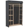 Armario de tela gris 110x40x170 cm de vidaXL, Armarios roperos - Ref: Foro24-248189, Precio: 129,28 €, Descuento: %