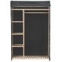 Armario de tela gris 110x40x170 cm de vidaXL, Armarios roperos - Ref: Foro24-248189, Precio: 129,28 €, Descuento: %