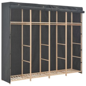 Armario de tela gris 200x40x170 cm de vidaXL, Armarios roperos - Ref: Foro24-248201, Precio: 172,06 €, Descuento: %