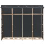 Armario de tela gris 200x40x170 cm de vidaXL, Armarios roperos - Ref: Foro24-248201, Precio: 172,06 €, Descuento: %