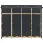 Armario de tela gris 200x40x170 cm de vidaXL, Armarios roperos - Ref: Foro24-248201, Precio: 183,59 €, Descuento: %