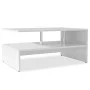 Mesa de centro de madera contrachapada 90x59x42cm blanca de vidaXL, Mesas de centro - Ref: Foro24-244854, Precio: 62,19 €, De...
