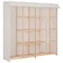 Armario de tela blanco 173x40x170 cm de vidaXL, Armarios roperos - Ref: Foro24-248198, Precio: 221,81 €, Descuento: %