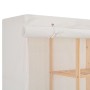 Armario de tela blanco 173x40x170 cm de vidaXL, Armarios roperos - Ref: Foro24-248198, Precio: 188,97 €, Descuento: %