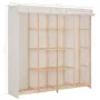 Armario de tela blanco 173x40x170 cm de vidaXL, Armarios roperos - Ref: Foro24-248198, Precio: 221,81 €, Descuento: %