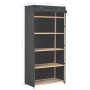 Armario de tela gris 79x40x170 cm de vidaXL, Armarios roperos - Ref: Foro24-248191, Precio: 108,61 €, Descuento: %