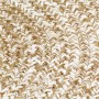 Alfombra hecha a mano de yute marrón y blanco 210 cm de vidaXL, Alfombras - Ref: Foro24-343618, Precio: 133,43 €, Descuento: %