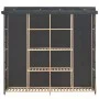 Armario de tela gris 173x40x170 cm de vidaXL, Armarios roperos - Ref: Foro24-248199, Precio: 401,70 €, Descuento: %