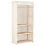 Armario de ropa de 3 niveles 79x40x170 cm de vidaXL, Armarios roperos - Ref: Foro24-247107, Precio: 97,70 €, Descuento: %