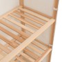 Armario de ropa de 3 niveles 79x40x170 cm de vidaXL, Armarios roperos - Ref: Foro24-247107, Precio: 97,70 €, Descuento: %
