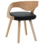 Sillas de comedor 2 uds madera curvada y cuero sintético negro de vidaXL, Sillas de comedor - Ref: Foro24-283105, Precio: 264...