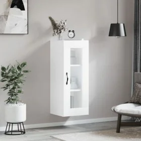 Armario de pared blanco 34,5x34x90 cm de vidaXL, Aparadores - Ref: Foro24-835002, Precio: 51,97 €, Descuento: %