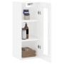 Armario de pared blanco brillante 34,5x34x90 cm de vidaXL, Aparadores - Ref: Foro24-835004, Precio: 57,93 €, Descuento: %