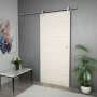 Kit de herrajes para puerta corredera 183 cm acero plateado de vidaXL, Puertas - Ref: Foro24-142826, Precio: 111,62 €, Descue...