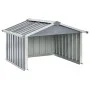 Cobertizo para cortacésped acero galvanizado gris 92x97x63 cm de vidaXL, Cobertizos - Ref: Foro24-150908, Precio: 69,43 €, De...