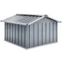 Cobertizo para cortacésped acero galvanizado gris 92x97x63 cm de vidaXL, Cobertizos - Ref: Foro24-150908, Precio: 69,43 €, De...