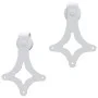 Kit herrajes para puertas correderas de acero blanco 200 cm de vidaXL, Marcos de puertas - Ref: Foro24-151704, Precio: 74,16 ...