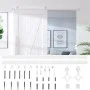Hardware kit for white steel sliding doors 200 cm by vidaXL, doorframes - Ref: Foro24-151704, Price: 74,16 €, Discount: %