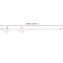 Kit herrajes para puertas correderas de acero blanco 200 cm de vidaXL, Marcos de puertas - Ref: Foro24-151704, Precio: 74,16 ...