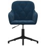 Silla de oficina giratoria terciopelo azul de vidaXL, Sillas de oficina - Ref: Foro24-344855, Precio: 94,90 €, Descuento: %