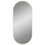 Espejo de pared ovalado dorado 100x45 cm de vidaXL, Espejos - Ref: Foro24-348201, Precio: 65,96 €, Descuento: %