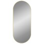 Espejo de pared ovalado dorado 100x45 cm de vidaXL, Espejos - Ref: Foro24-348201, Precio: 65,96 €, Descuento: %