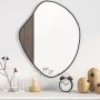 Espejo de pared negro 60x50 cm de vidaXL, Espejos - Ref: Foro24-348253, Precio: 62,52 €, Descuento: %