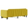 Sofá cama nido terciopelo amarillo 90x200 cm de vidaXL, Camas y somieres - Ref: Foro24-3197068, Precio: 256,24 €, Descuento: %