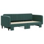 Sofá cama nido terciopelo verde oscuro 90x200 cm de vidaXL, Camas y somieres - Ref: Foro24-3197065, Precio: 251,49 €, Descuen...